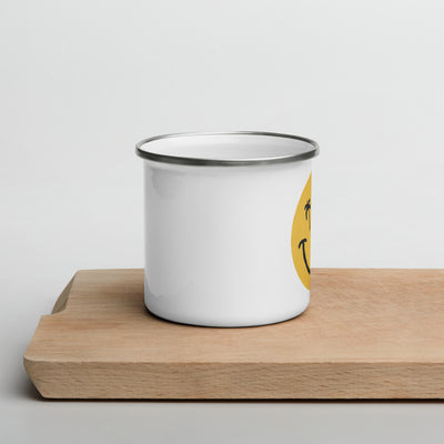 Swash Peak Smiley Enamel Mug