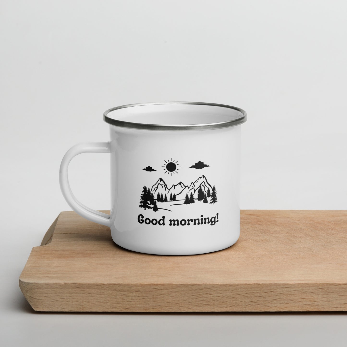 Good Morning Enamel Mug