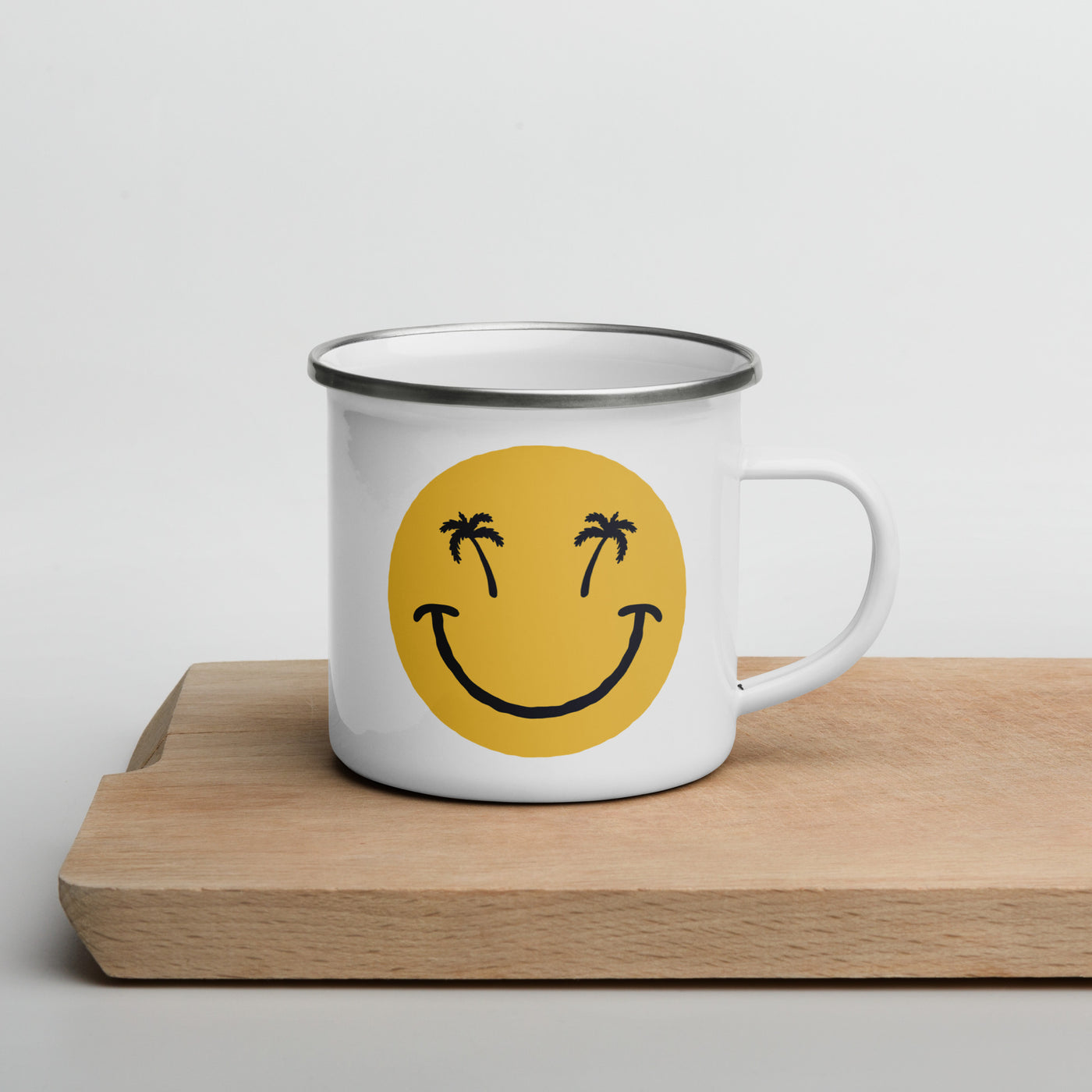 Swash Peak Smiley Enamel Mug