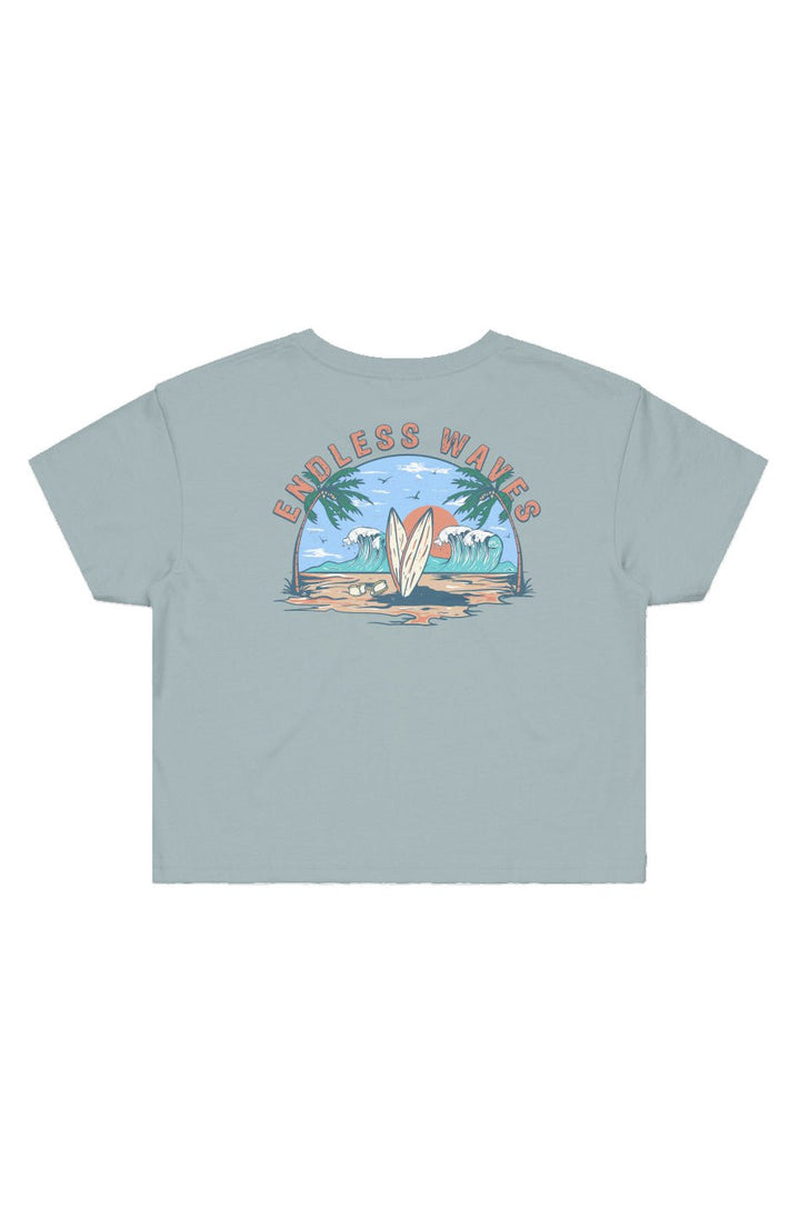 Endless Waves Cropped Tee - Swash Peak