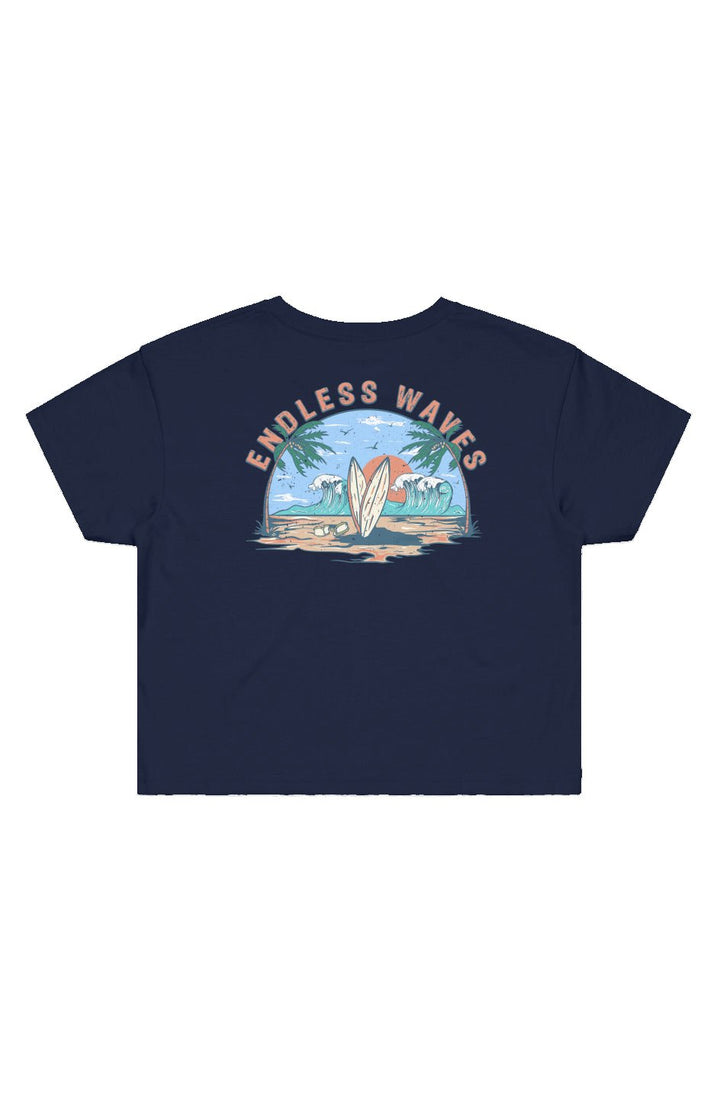Endless Waves Cropped Tee - Swash Peak
