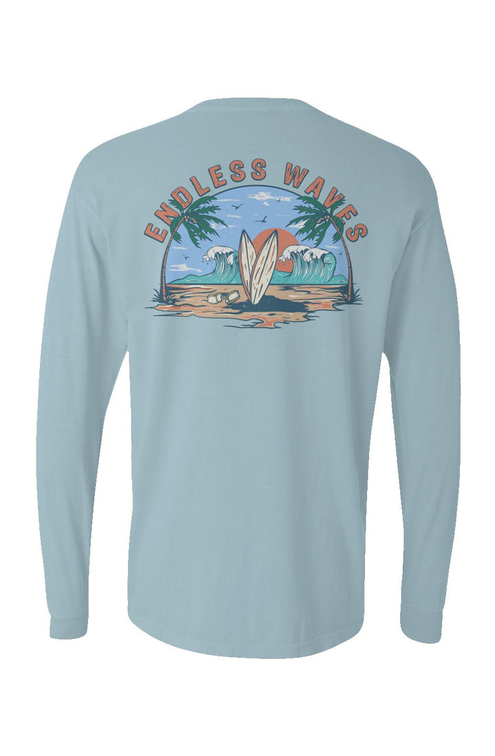 Endless Waves Long Sleeve Unisex Tee - Swash Peak