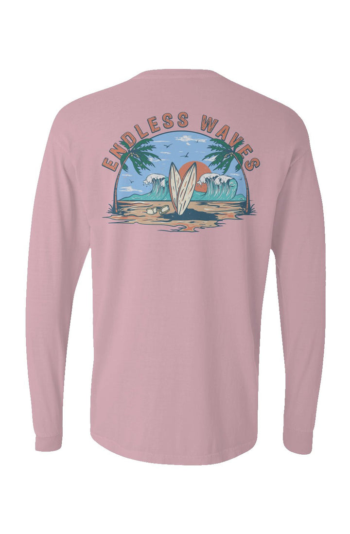 Endless Waves Long Sleeve Unisex Tee - Swash Peak