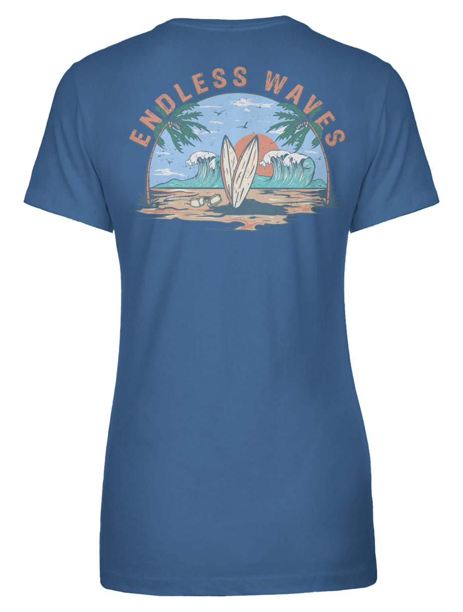 Endless Waves Women's Tee - Swash Peak