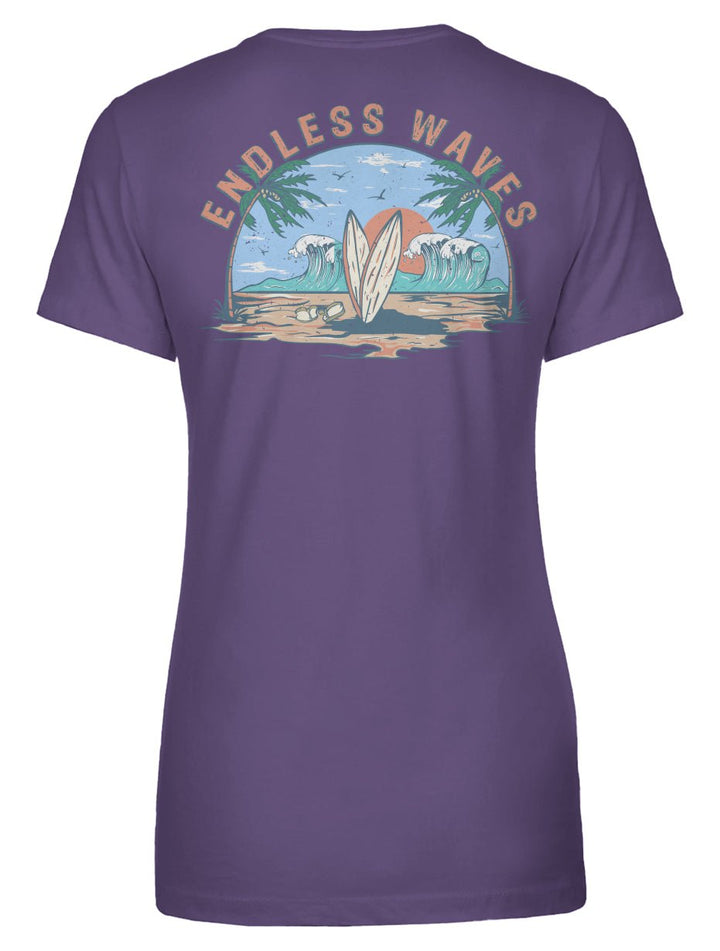 Endless Waves Women's Tee - Swash Peak