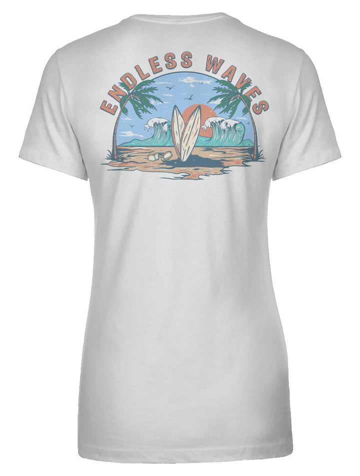 Endless Waves Women's Tee - Swash Peak
