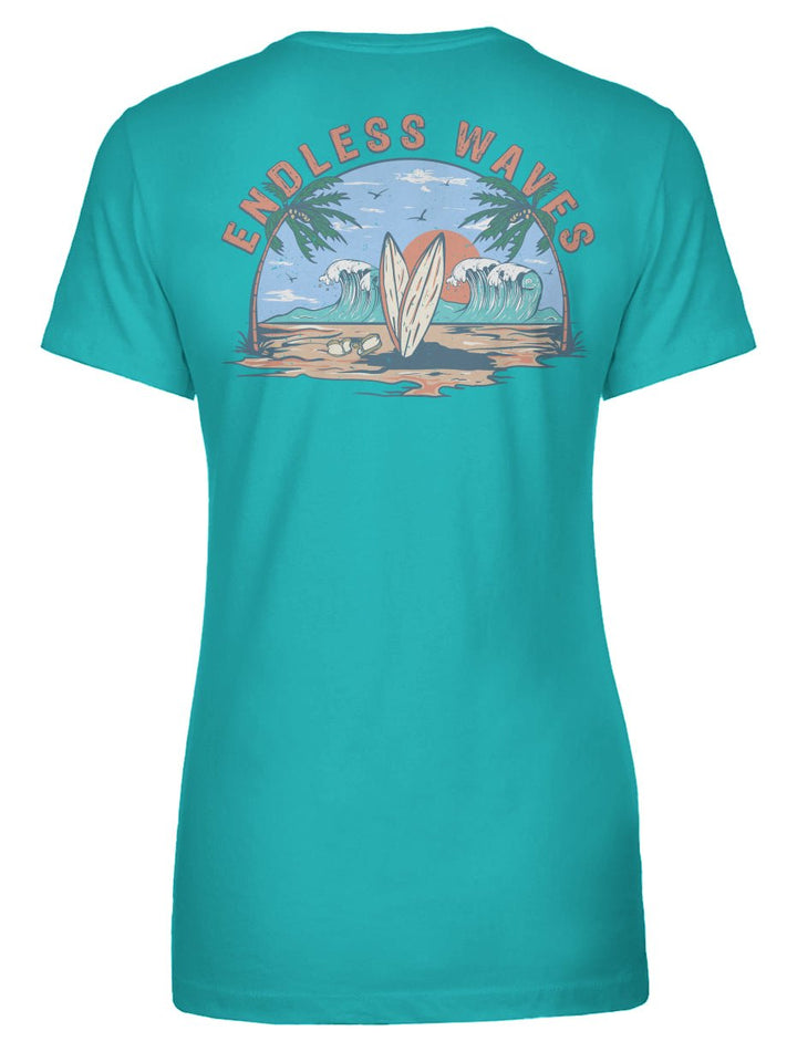Endless Waves Women's Tee - Swash Peak
