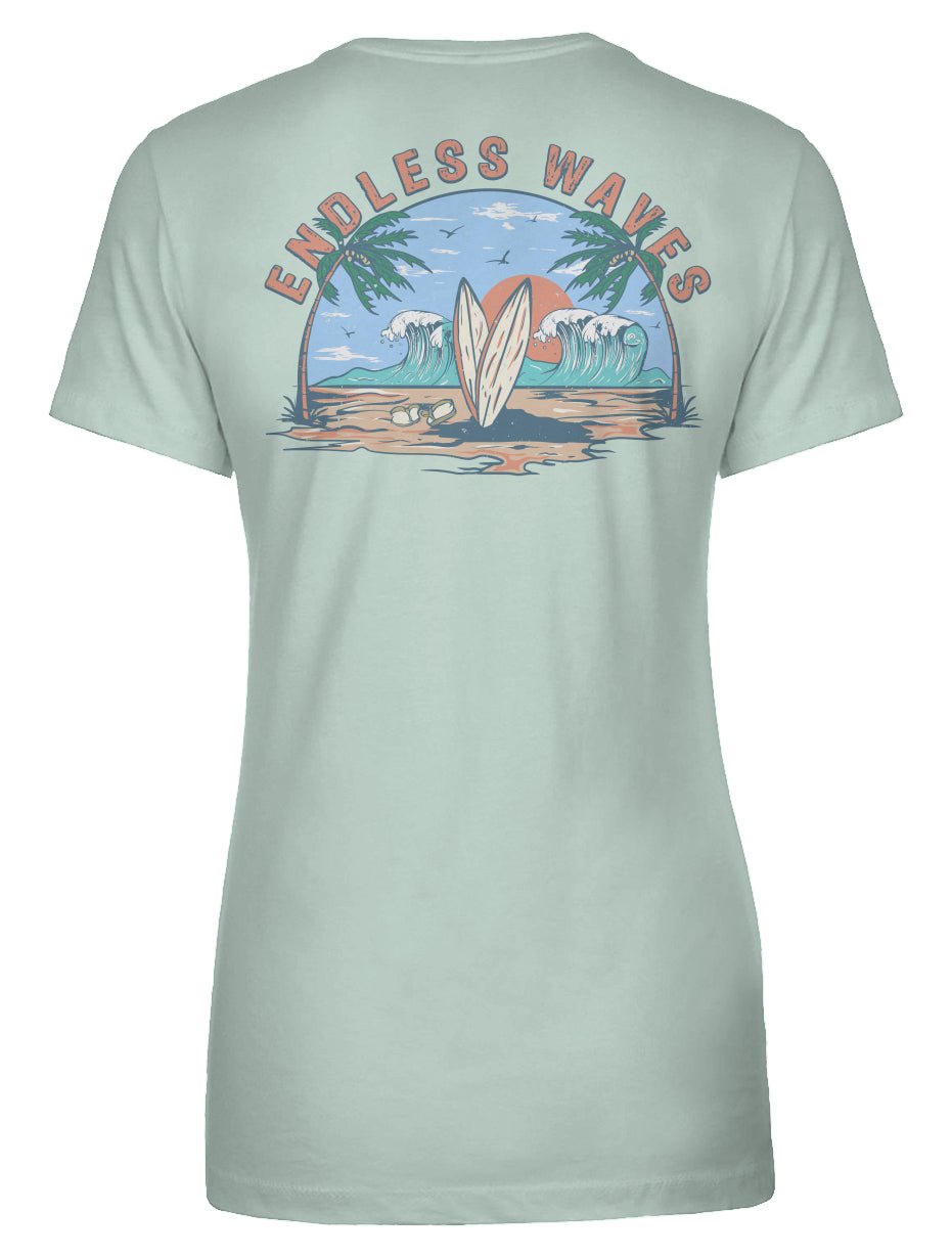 Endless Waves Women's Tee - Swash Peak