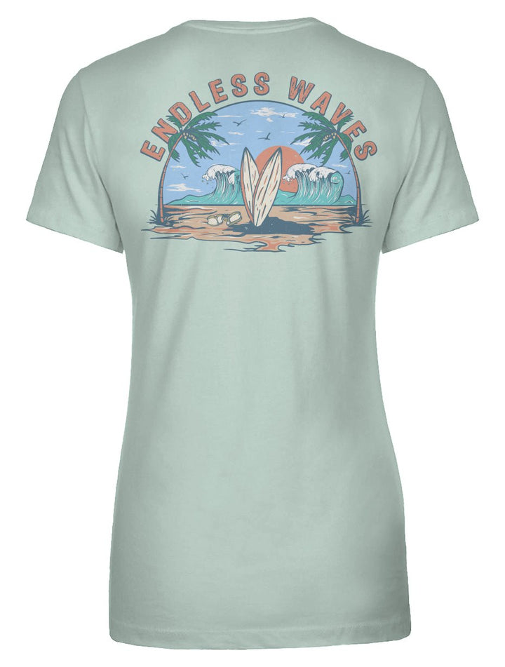 Endless Waves Women's Tee - Swash Peak