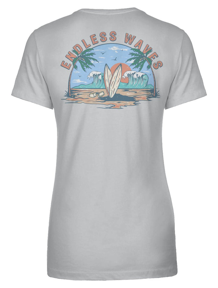 Endless Waves Women's Tee - Swash Peak