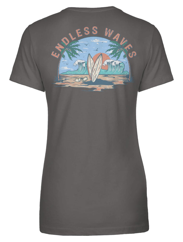 Endless Waves Women's Tee - Swash Peak