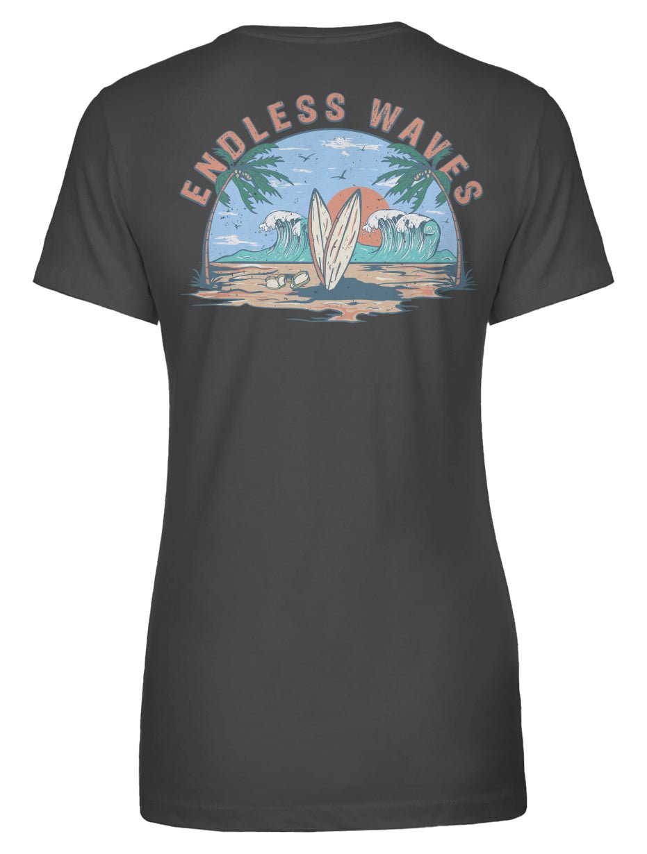 Endless Waves Women's Tee - Swash Peak