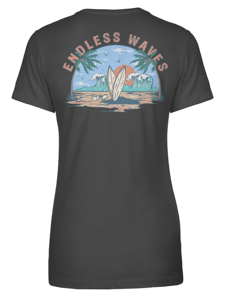 Endless Waves Women's Tee - Swash Peak