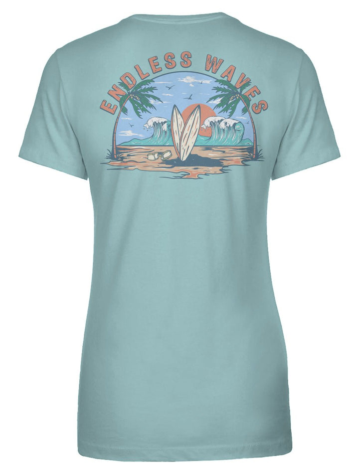 Endless Waves Women's Tee - Swash Peak