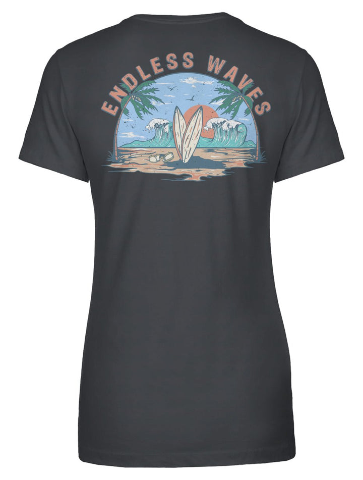 Endless Waves Women's Tee - Swash Peak