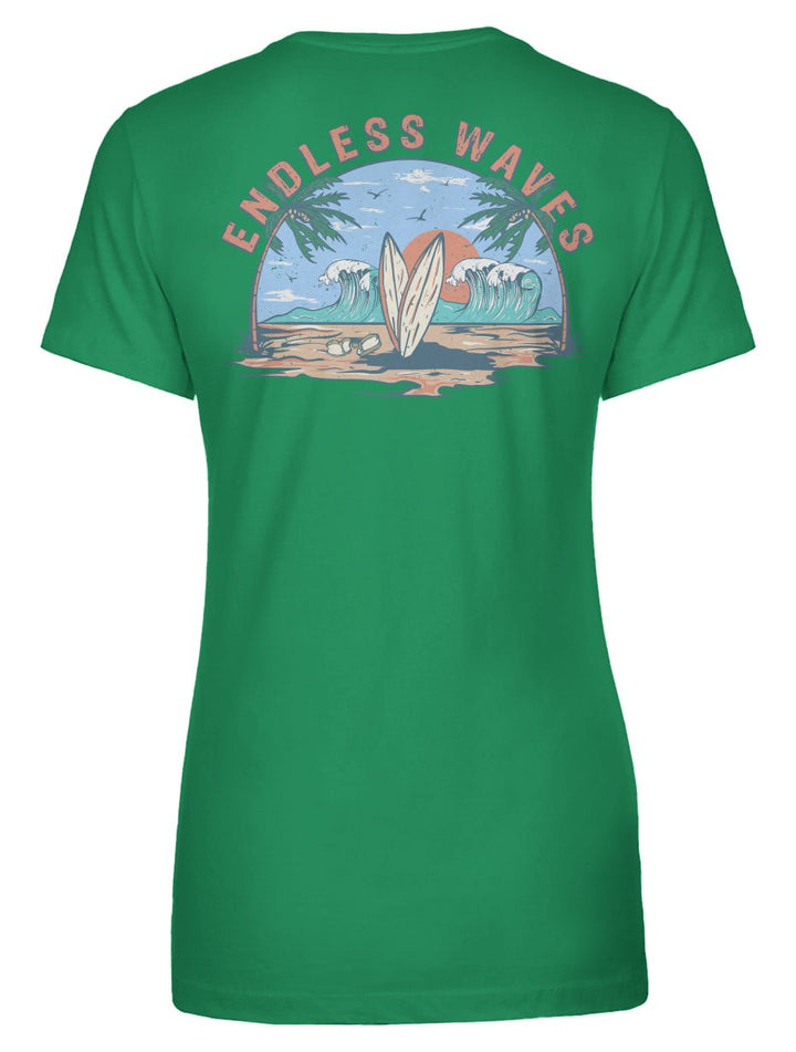 Endless Waves Women's Tee - Swash Peak