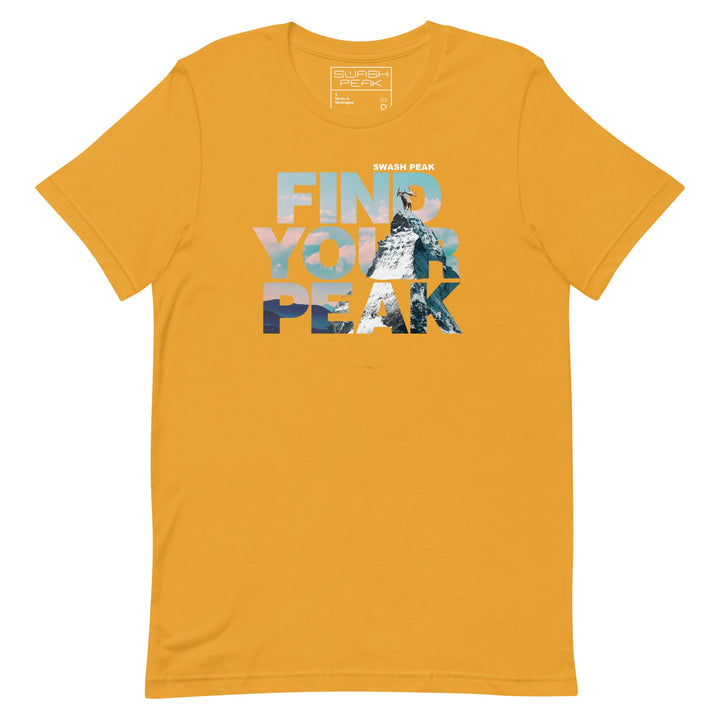 Find Your Peak Unisex Tee - Swash Peak