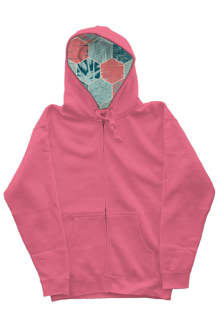 Geo Palms Zip - Up - Swash Peak