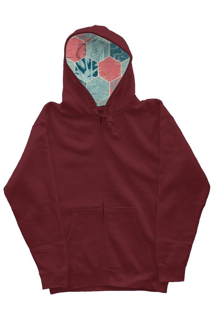 Geo Palms Zip - Up - Swash Peak
