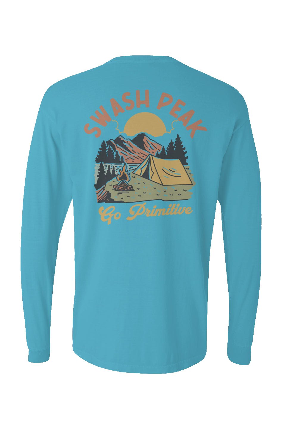Go Primitive Long Sleeve Unisex Tee - Swash Peak