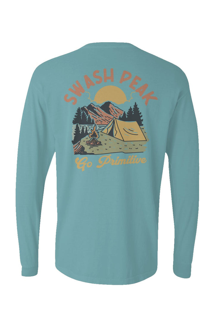 Go Primitive Long Sleeve Unisex Tee - Swash Peak