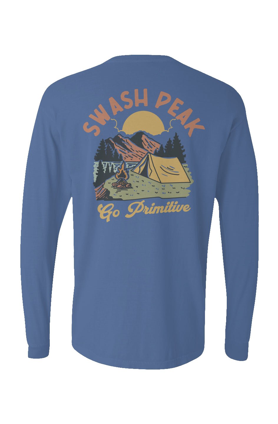 Go Primitive Long Sleeve Unisex Tee - Swash Peak