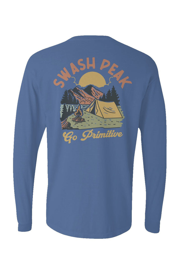 Go Primitive Long Sleeve Unisex Tee - Swash Peak