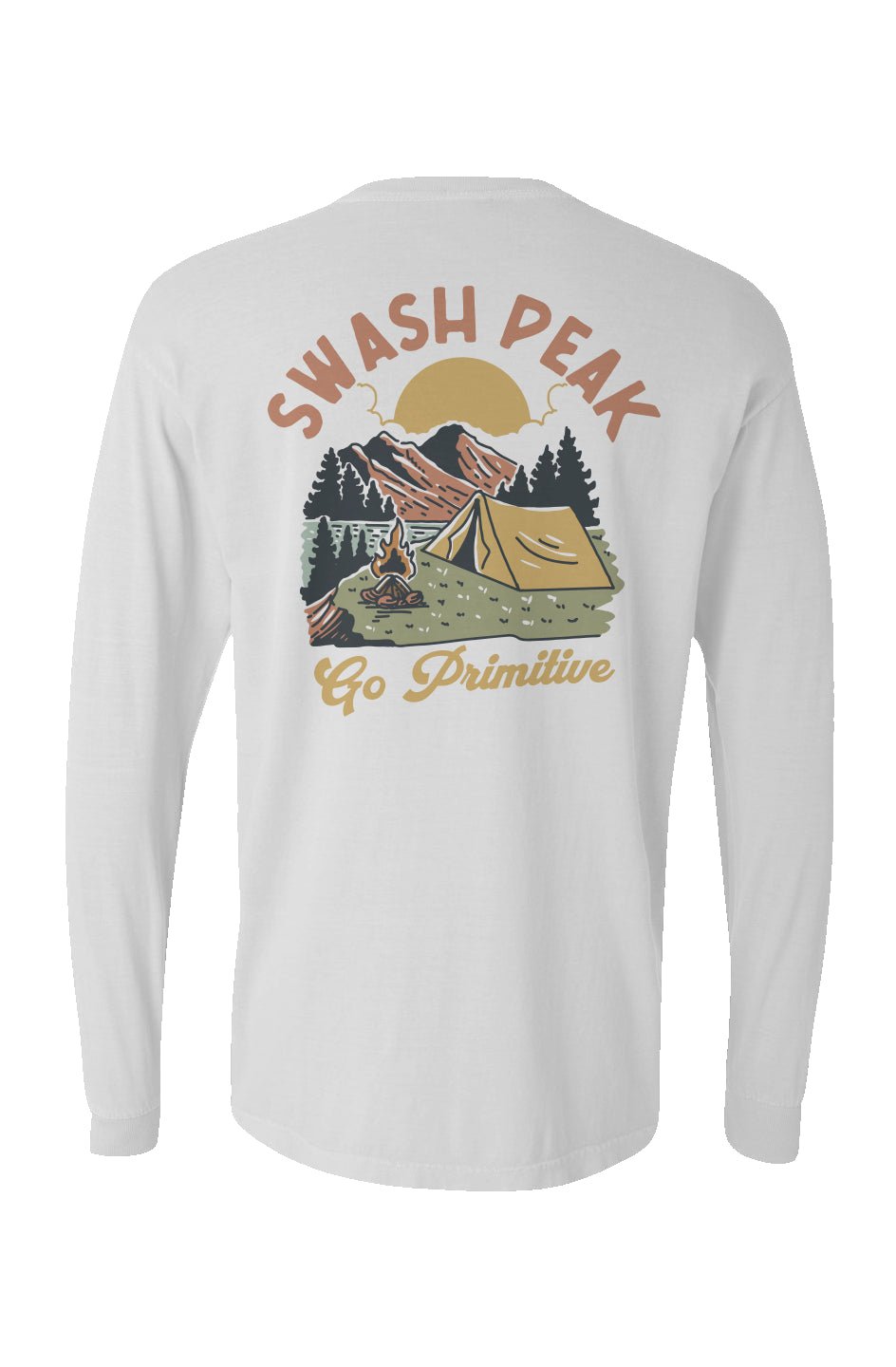 Go Primitive Long Sleeve Unisex Tee - Swash Peak