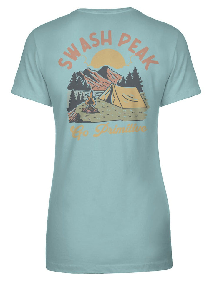 Go Primitive Women's Tee - Swash Peak