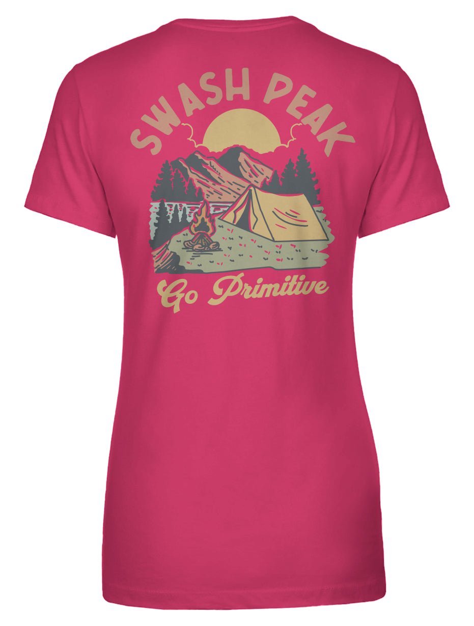 Go Primitive Women's Tee - Swash Peak