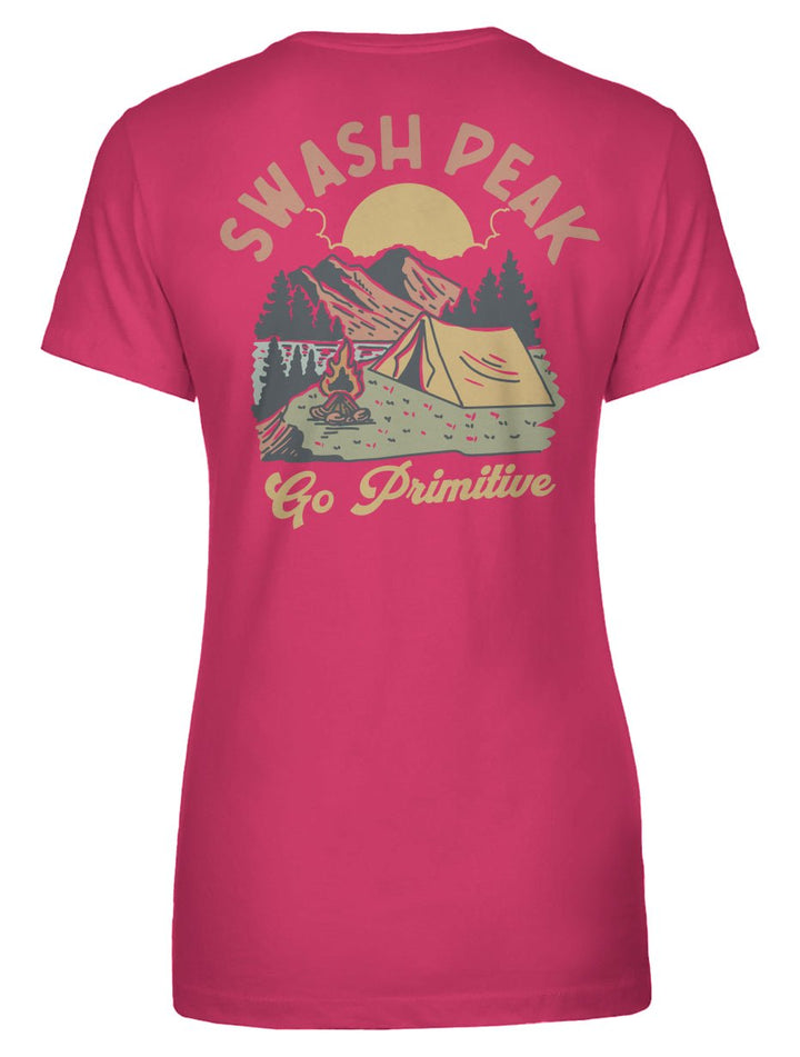 Go Primitive Women's Tee - Swash Peak