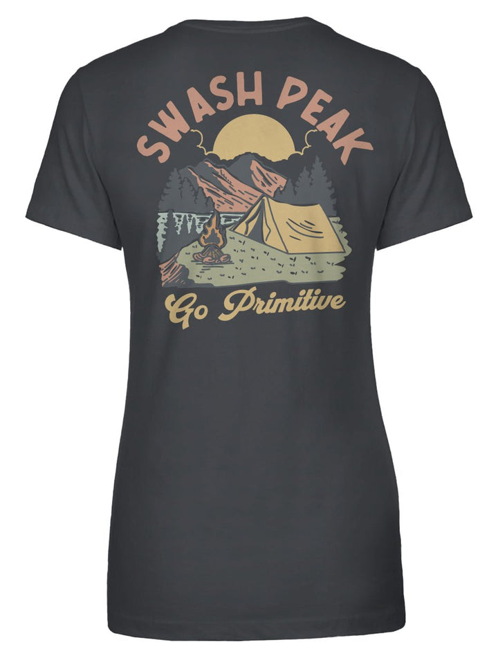 Go Primitive Women's Tee - Swash Peak