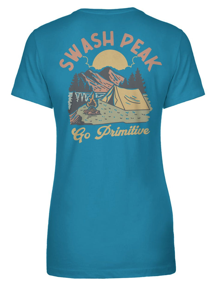 Go Primitive Women's Tee - Swash Peak