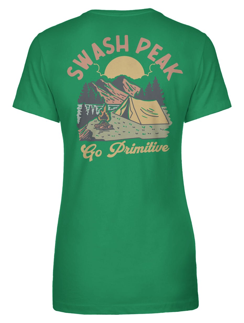 Go Primitive Women's Tee - Swash Peak