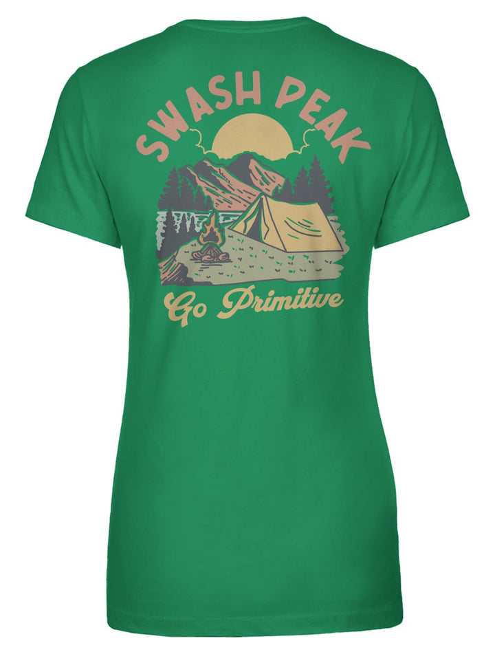 Go Primitive Women's Tee - Swash Peak