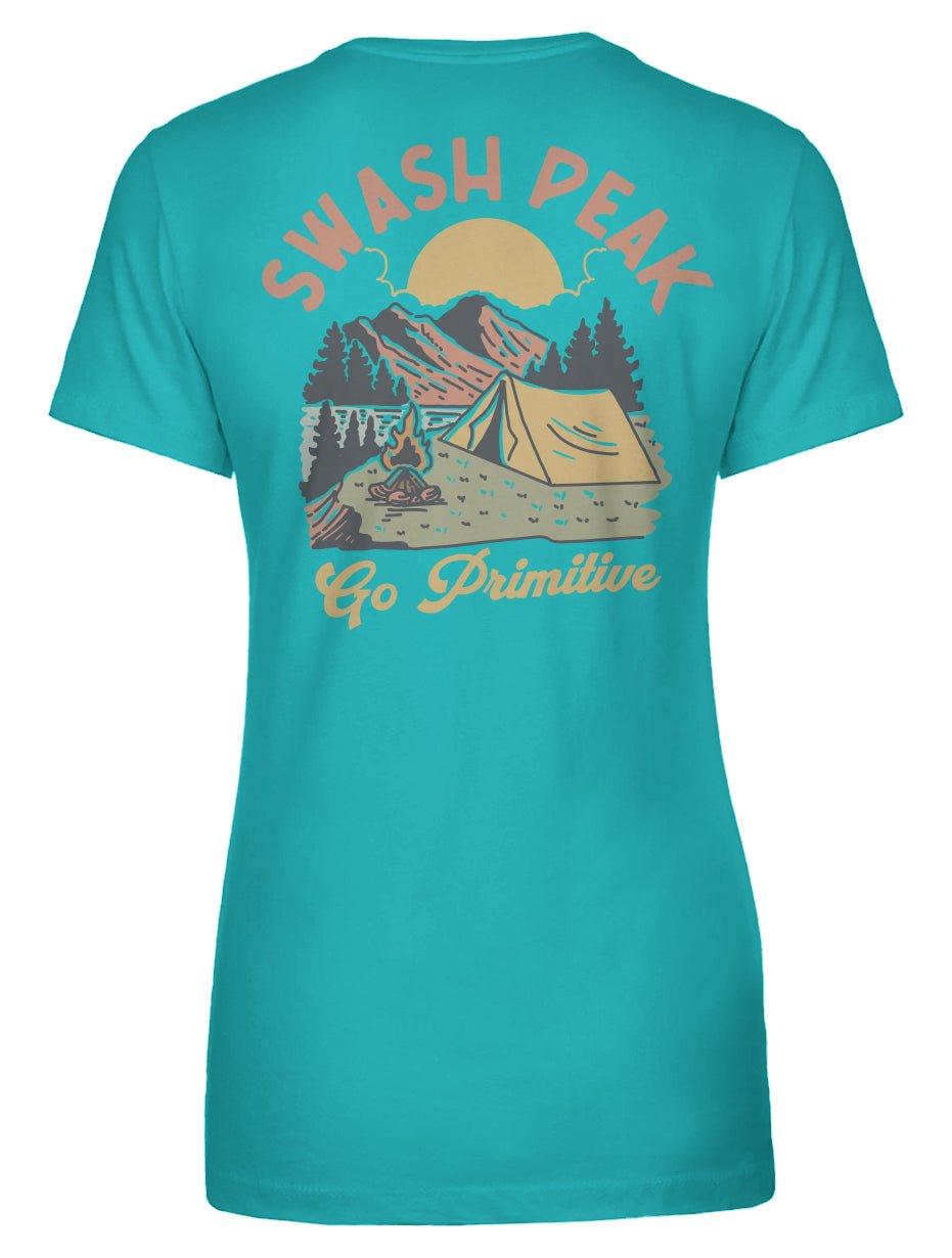 Go Primitive Women's Tee - Swash Peak