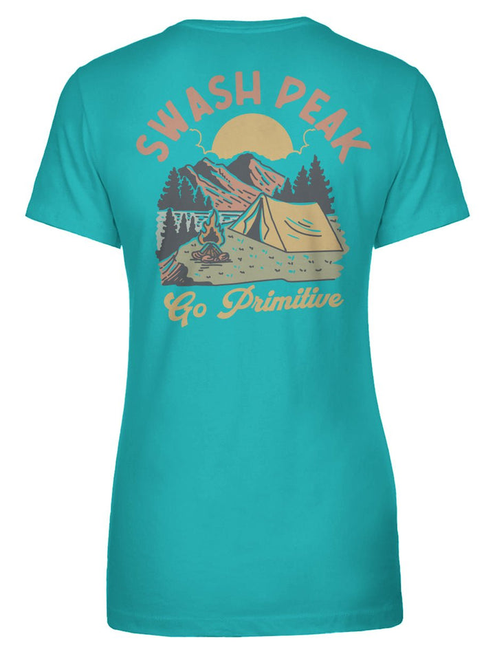 Go Primitive Women's Tee - Swash Peak