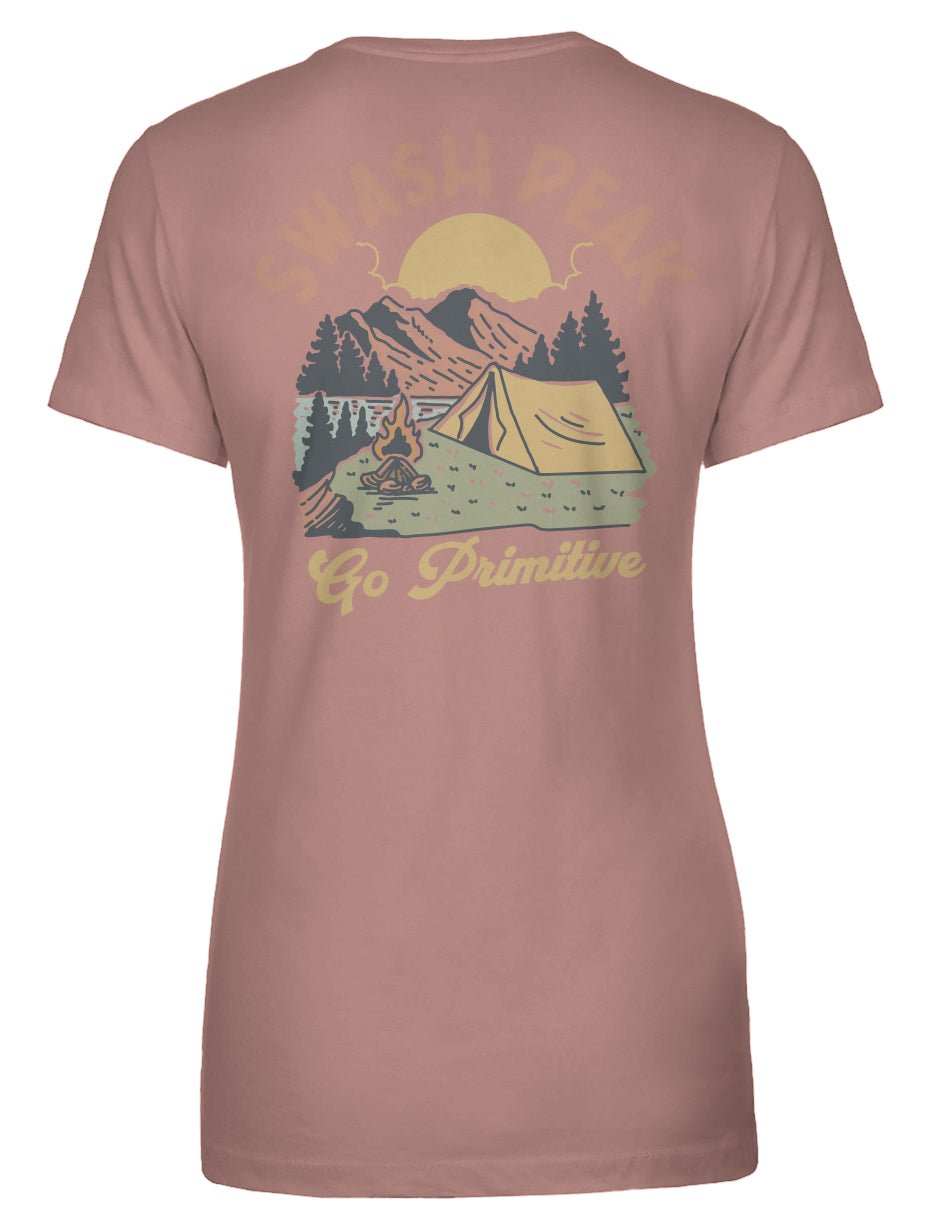 Go Primitive Women's Tee - Swash Peak