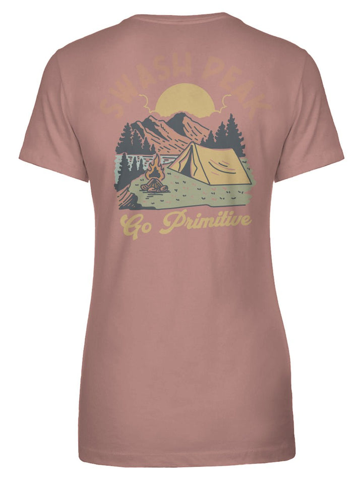 Go Primitive Women's Tee - Swash Peak