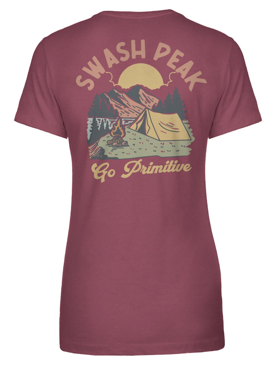 Go Primitive Women's Tee - Swash Peak