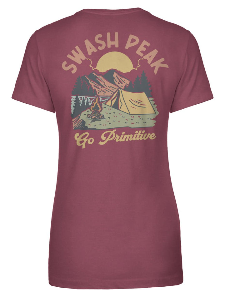 Go Primitive Women's Tee - Swash Peak