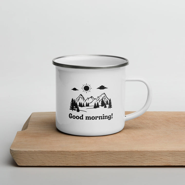 Good Morning Enamel Mug - Swash Peak