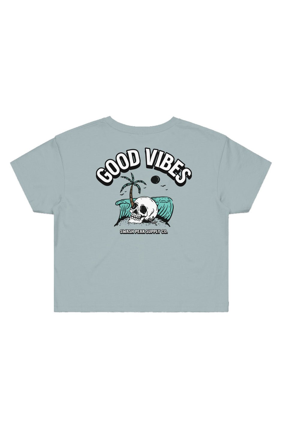 Good Vibes Cropped Tee - Swash Peak