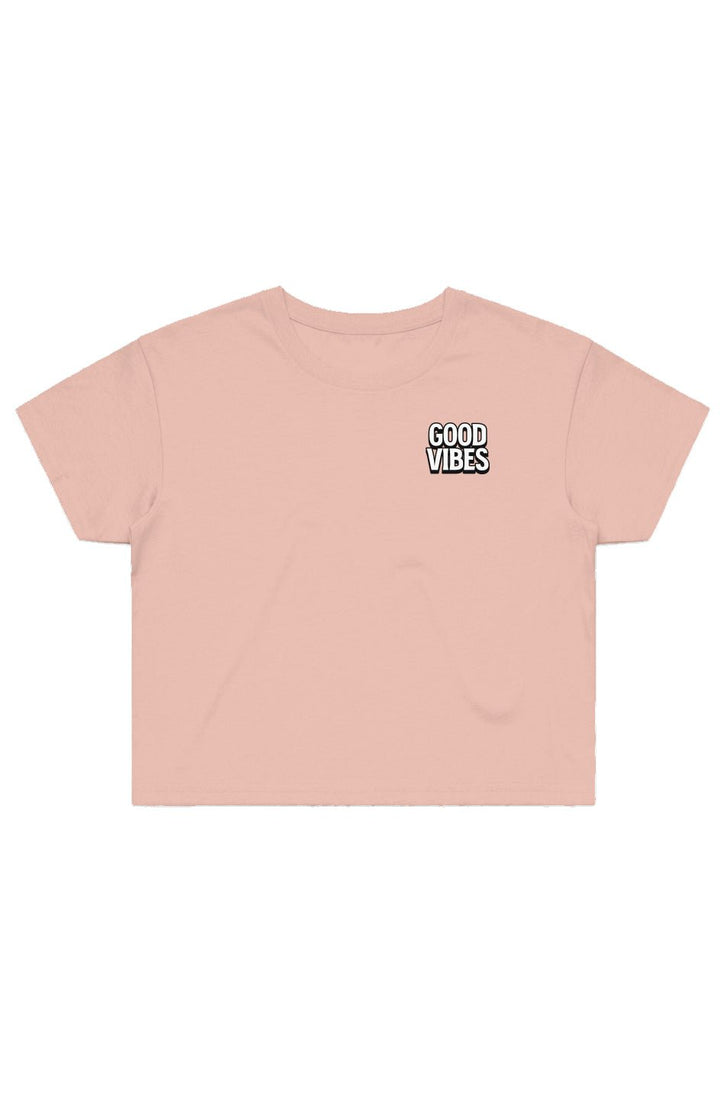 Good Vibes Cropped Tee - Swash Peak