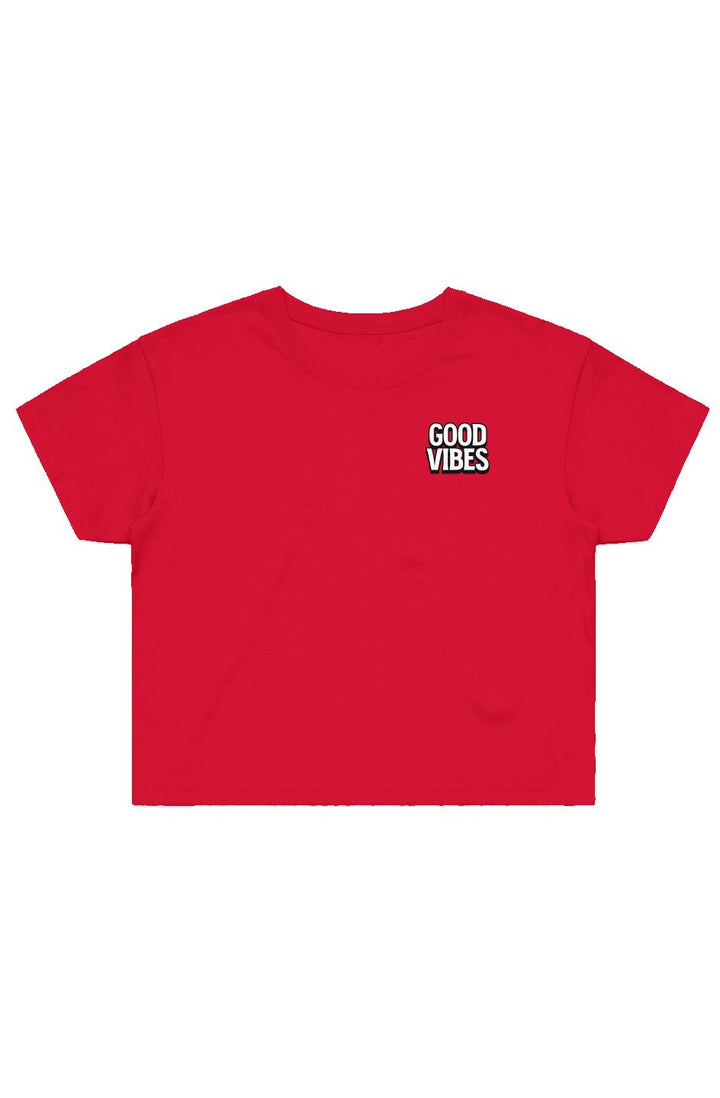 Good Vibes Cropped Tee - Swash Peak