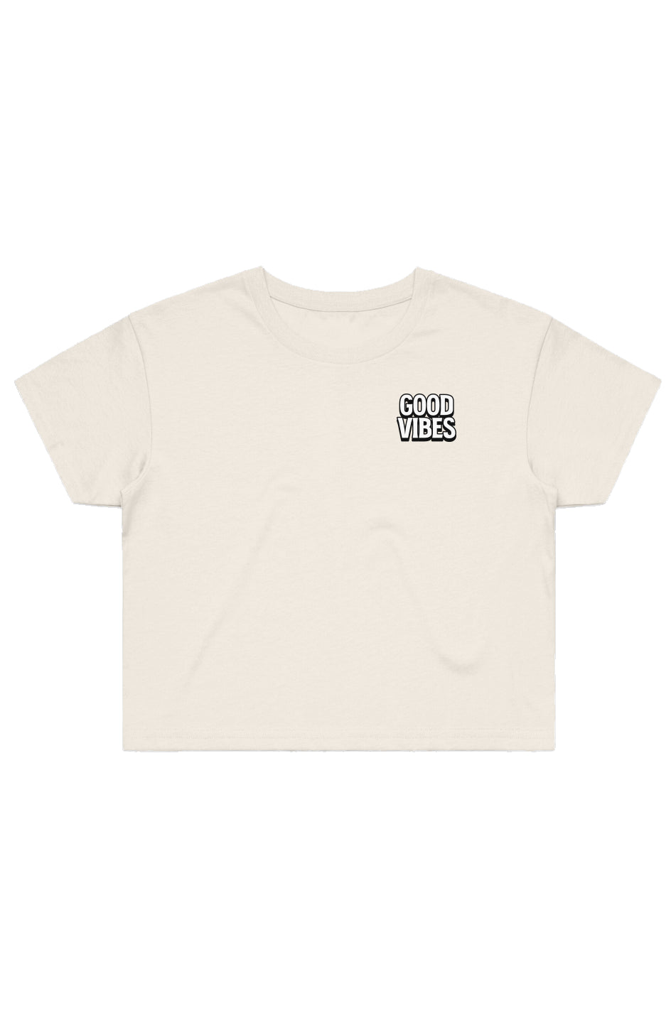 Good Vibes Cropped Tee - Swash Peak