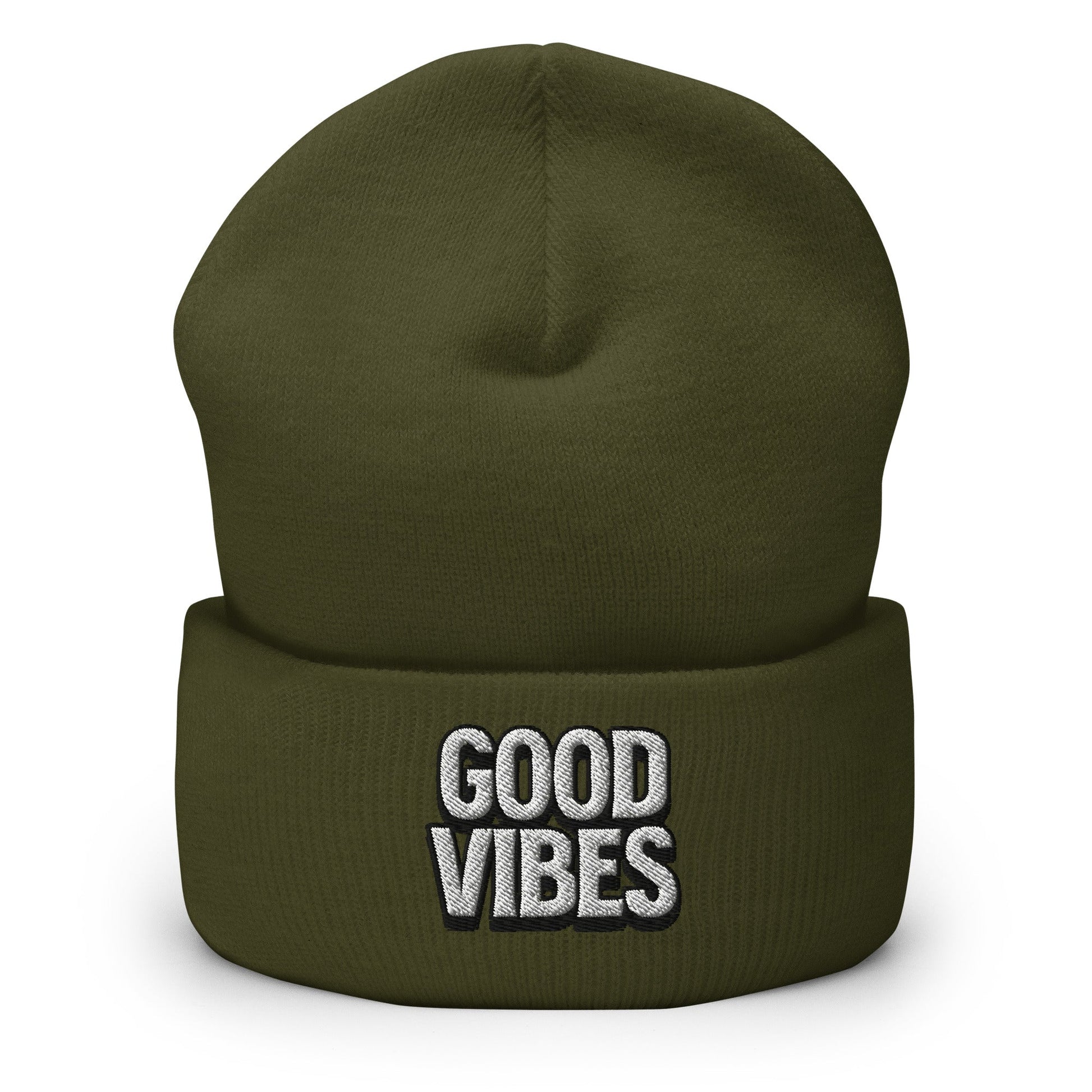 Good Vibes Cuffed Beanie - Swash Peak