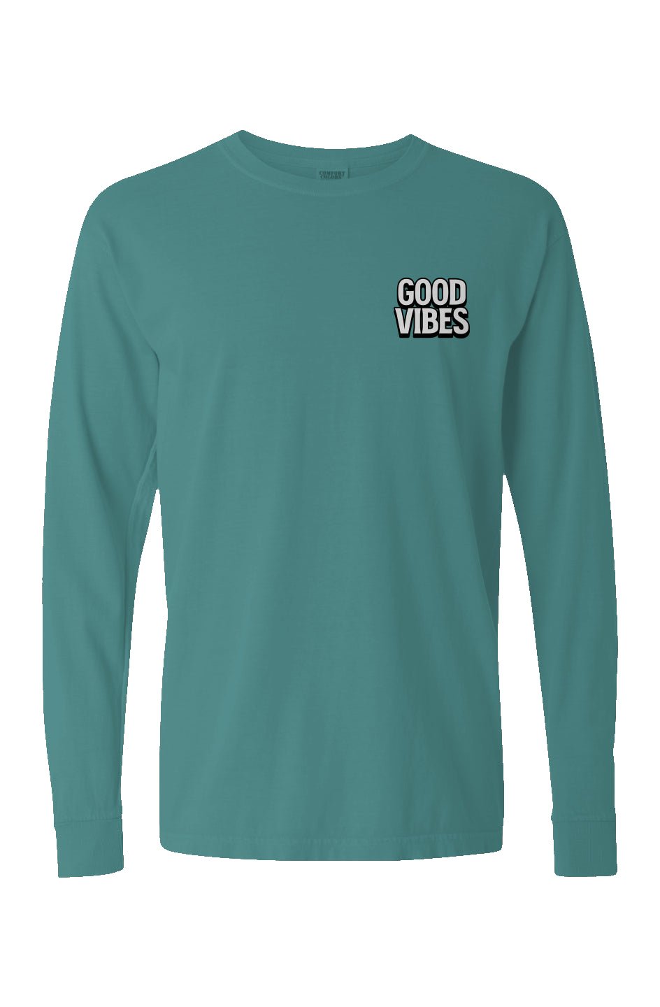 Good Vibes Long Sleeve Unisex Tee - Swash Peak