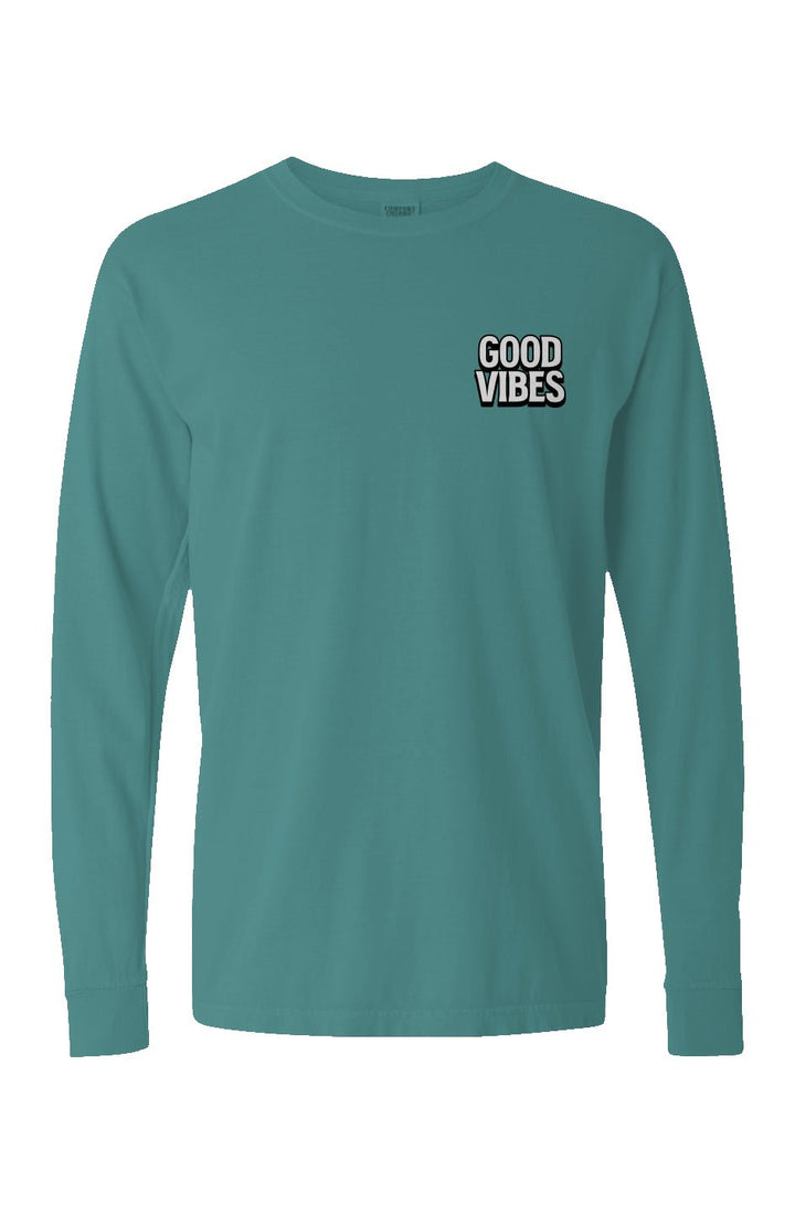 Good Vibes Long Sleeve Unisex Tee - Swash Peak