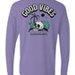 Good Vibes Long Sleeve Unisex Tee - Swash Peak